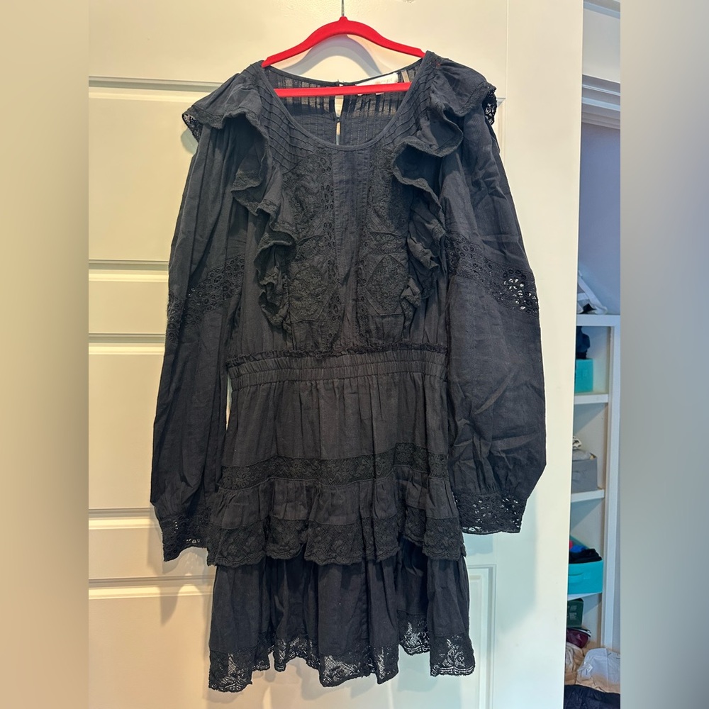 Love Shack Fancy Black Mini